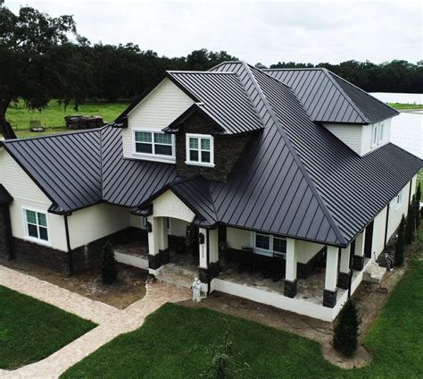 will a black metal roof make my house hot|black metal shingle roof.